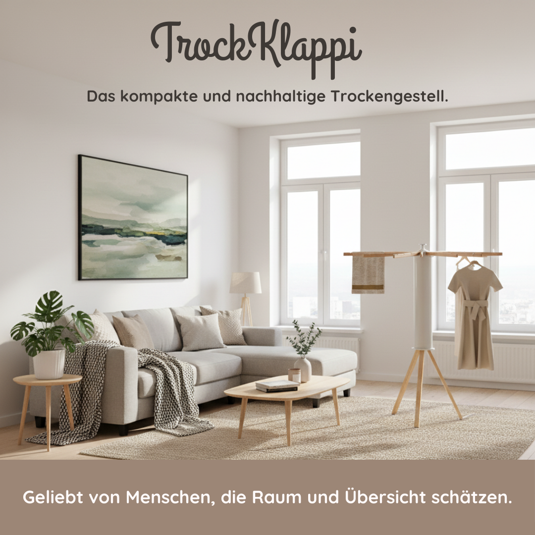 TrockKlappi™ - Dein Kompaktes Platzwunder
