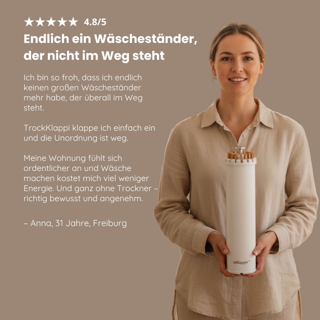 TrockKlappi™ - Dein Kompaktes Platzwunder